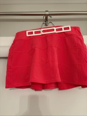 lululemon athletica Bright Red Athletic Skort